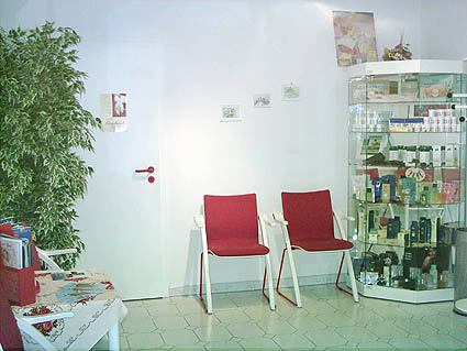 Wartezimmer Physiotherapiepraxis Ursula Patzschke 06721 Osterfeld