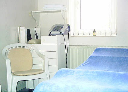 Behandlungsraum Physiotherapiepraxis Ursula Patzschke 06721 Osterfeld